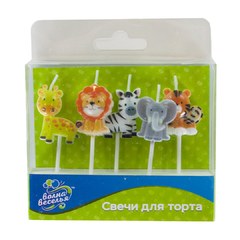 Свеча Фигура "Животные джунглей"