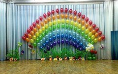 Комплексное оформление "Радуга над полянкой"