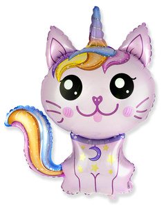Фигура "Котенок-единорог", розовый