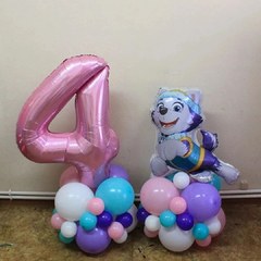 Композиция из шаров на стойках "Эверест"