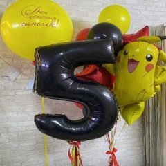 Композиция из шаров "Биг сет с Пикачу"