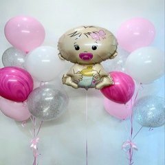 Композиция из шаров "Малышка супер"