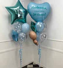 Композиция из шаров 