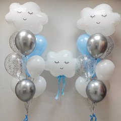 Композиция из шаров "Прогулка под облаками"