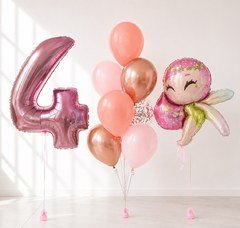 Композиция из шаров "Феечка на 4 года"