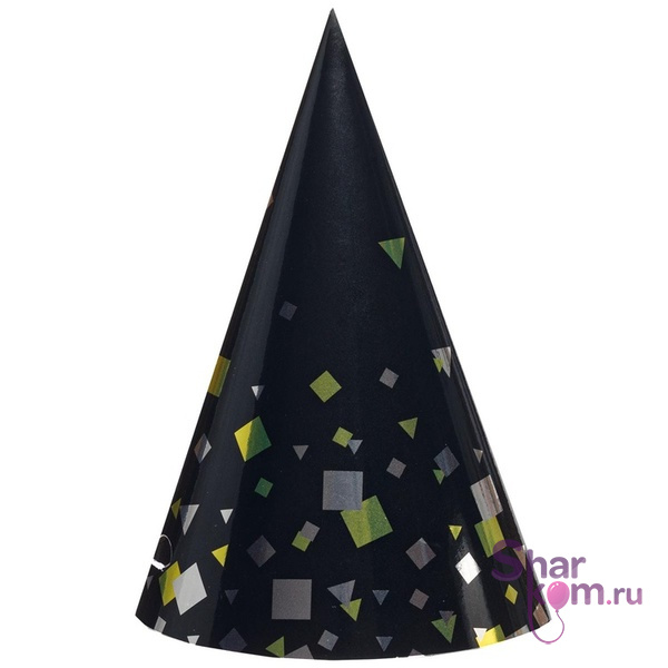 Колпак "Конфетти Вечеринка (Party)", черный