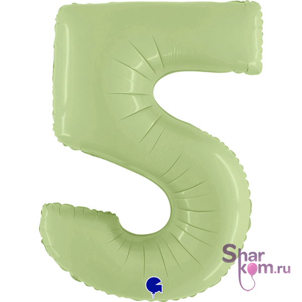 Цифра "5" Оливковый