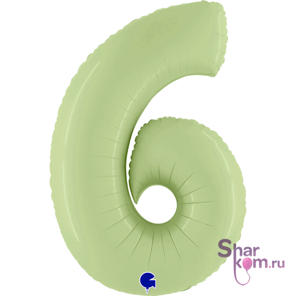 Цифра "6" Оливковый