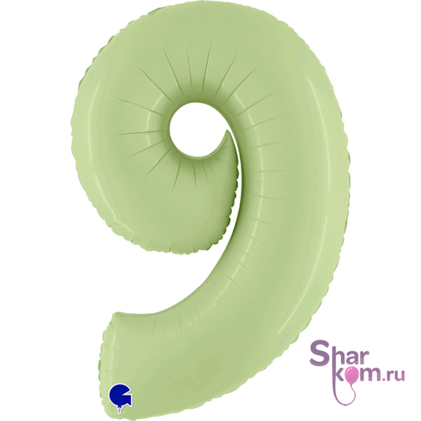 Цифра "9" Оливковый