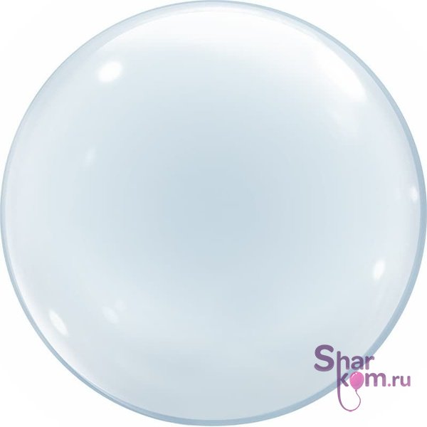 Шар "Сфера 3Д Деко Бабл (Deco Bubble)" (Прозрачный 51 см.)