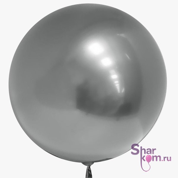 Шар "Сфера 3Д Деко Бабл (Deco Bubble)" (Серебро), хром