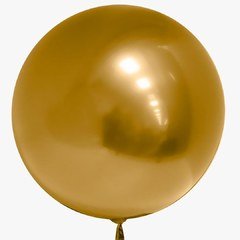 Шар "Сфера 3Д Деко Бабл (Deco Bubble)" (золотой), хром