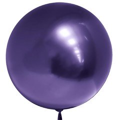 Шар "Сфера 3Д Деко Бабл (Deco Bubble)" (Фиолетовый), хром