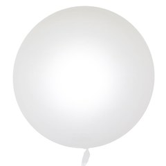 Шар "Сфера 3Д Деко Бабл (Deco Bubble)" (Белый), глянец