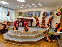 Оформление зала "Праздник День победы"