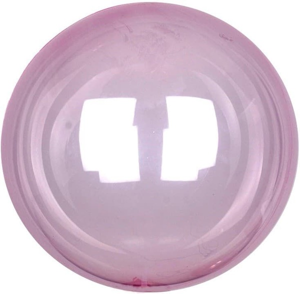 Шар "Сфера 3Д Деко Бабл (Deco Bubble)" (Розовый), кристалл