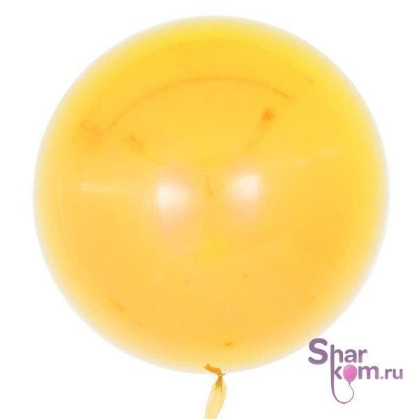 Шар "Сфера 3Д Деко Бабл (Deco Bubble)" (Желтый), глянец