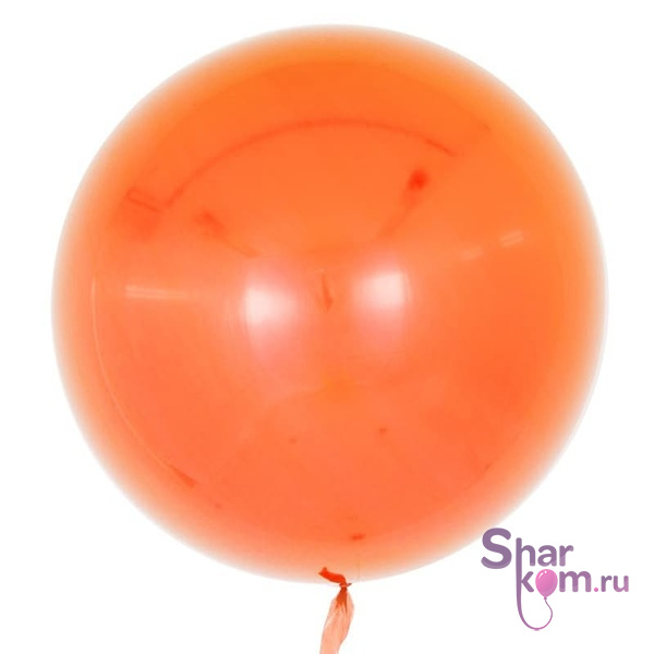 Шар "Сфера 3Д Деко Бабл (Deco Bubble)" (Оранжевый), глянец