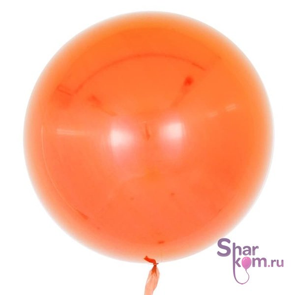 Шар "Сфера 3Д Деко Бабл (Deco Bubble)" (Оранжевый), глянец