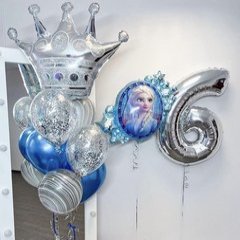 Композиция из шаров "Принцесса Эльза"