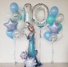 Композиция из шаров "С Эльзой на 10 лет"