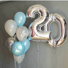 Композиция из шаров "20. Небо (sky)"