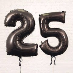 Композиция из шаров "Только 25"