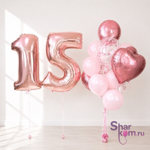 Композиция из шаров "15"