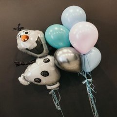 Композиция из шаров "Весельчак Олаф"