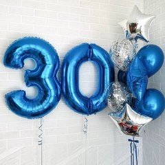 Композиция из шаров "30 лет"
