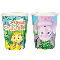 Стаканы "С ДР Лунтик"