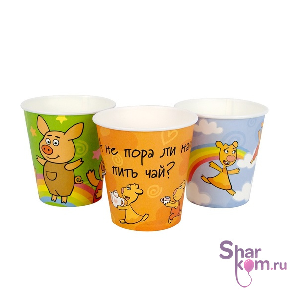 Стаканы "Оранжевая корова"