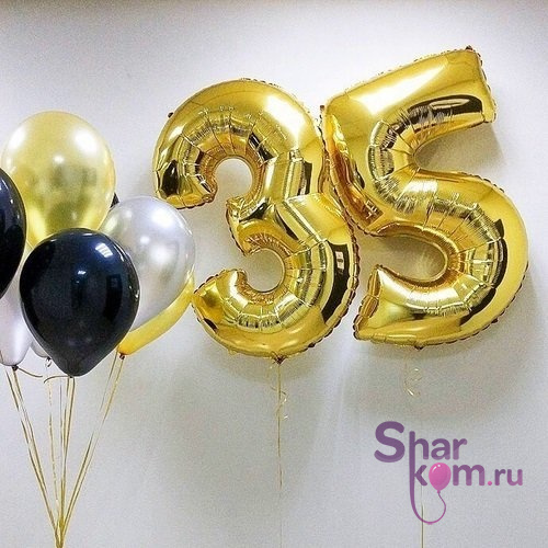 Композиция из шаров "35 лет"