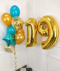 Композиция из шаров "30 лет Бриз"