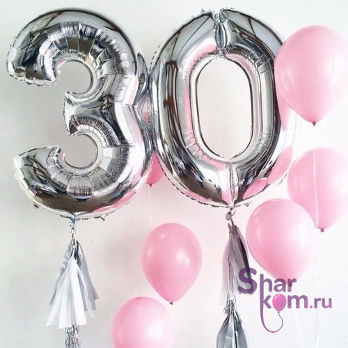 Композиция из шаров "30"