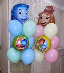Фонтаны из шаров