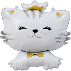 Фигура "Котенок-принцесса", белый