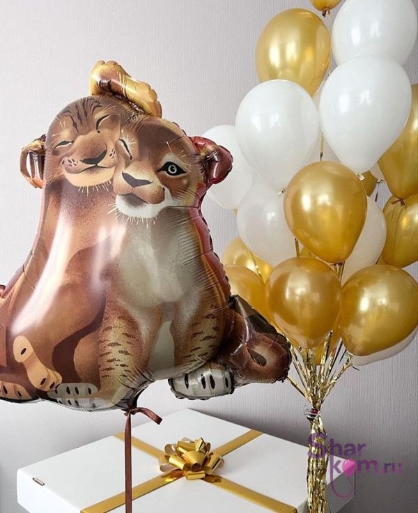 Коробка с шарами Сюрприз "Король Лев"