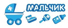 Наклейка на авто "Мальчик!"