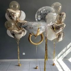 Композиция из шаров "Свадебная вечеринка (Bridal Party)"