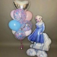 Композиция из шаров "Морозный лес"