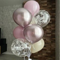 Фонтан из шаров "Весеннее чудо"