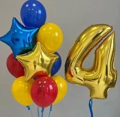 Композиция из шаров "Яркая на 4 года"