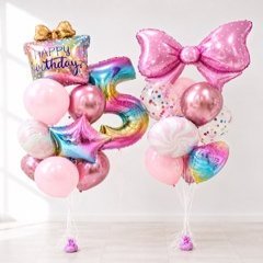 Композиция из шаров "Вау сет на 5 лет"