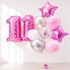 Композиция из шаров "Тебе уже 11"