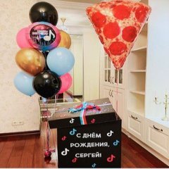 Коробка с шарами Сюрприз "Тик ток"