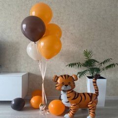 Композиция из шаров "Тигренок"