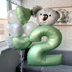 Композиция из шаров "Коала на 2 годика"