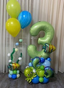 Стойка из шаров 