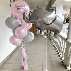 Композиция из шаров "Единственной маме на свете"